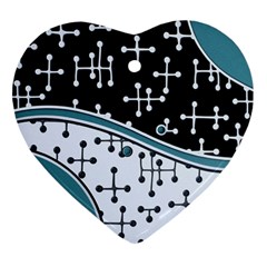Decoboom Custom Pickguard Engraved Eames Dots Heart Ornament (two Sides)