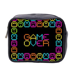 Game Face Mask Sign Mini Toiletries Bag 2-side