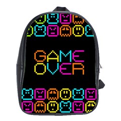 Game Face Mask Sign School Bags (xl)  by Mariart