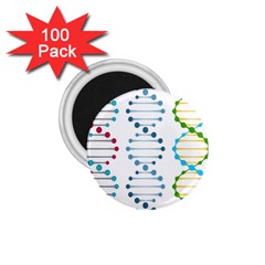 Genetic Dna Blood Flow Cells 1 75  Magnets (100 Pack) 