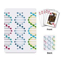 Genetic Dna Blood Flow Cells Playing Card