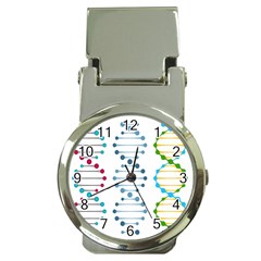 Genetic Dna Blood Flow Cells Money Clip Watches