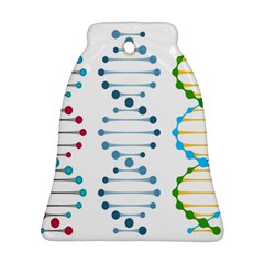 Genetic Dna Blood Flow Cells Bell Ornament (two Sides)