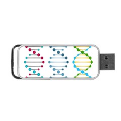 Genetic Dna Blood Flow Cells Portable Usb Flash (two Sides)