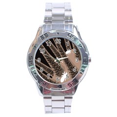 Head Lice Killer Hair Stainless Steel Analogue Watch by Mariart