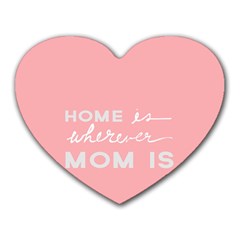 Home Love Mom Sexy Pink Heart Mousepads