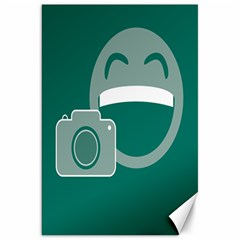 Laughs Funny Photo Contest Smile Face Mask Canvas 20  X 30  