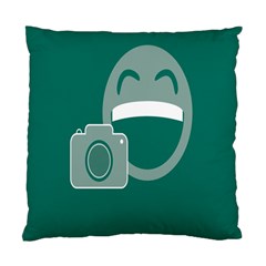 Laughs Funny Photo Contest Smile Face Mask Standard Cushion Case (one Side) by Mariart