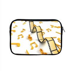 Isolated Three Dimensional Negative Roll Musical Notes Movie Apple Macbook Pro 15  Zipper Case by Mariart