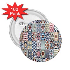 Deco Heritage Mix 2 25  Buttons (100 Pack) 