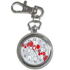 Iron Chain White Red Key Chain Watches