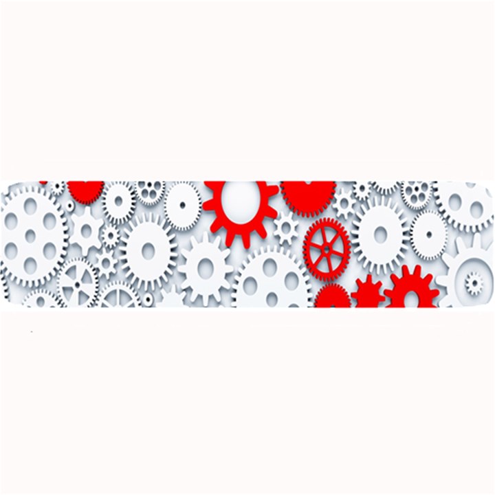 Iron Chain White Red Large Bar Mats