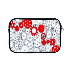 Iron Chain White Red Apple iPad Mini Zipper Cases