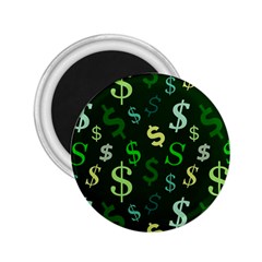Money Us Dollar Green 2 25  Magnets by Mariart