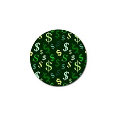 Money Us Dollar Green Golf Ball Marker (4 Pack)