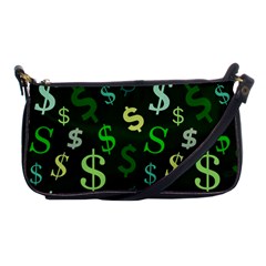 Money Us Dollar Green Shoulder Clutch Bags