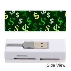 Money Us Dollar Green Memory Card Reader (stick) 