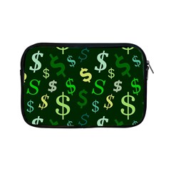 Money Us Dollar Green Apple Ipad Mini Zipper Cases by Mariart