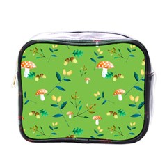 Mushrooms Flower Leaf Tulip Mini Toiletries Bags