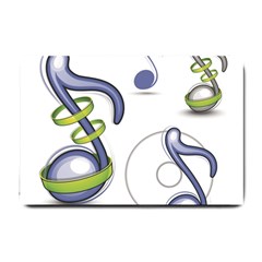 Notes Musical Elements Small Doormat 