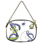 Notes Musical Elements Chain Purses (Two Sides)  Front