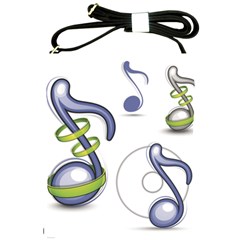 Notes Musical Elements Shoulder Sling Bags by Mariart