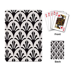 Parade Art Deco Style Neutral Vinyl Playing Card