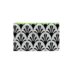 Parade Art Deco Style Neutral Vinyl Cosmetic Bag (xs) by Mariart