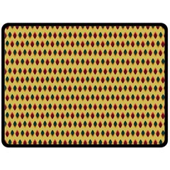 Points Cells Paint Texture Plaid Triangle Polka Double Sided Fleece Blanket (Large) 