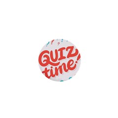 Question Mark Quiz Time 1  Mini Buttons