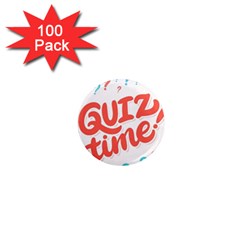 Question Mark Quiz Time 1  Mini Magnets (100 Pack)  by Mariart