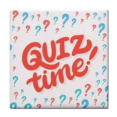 Question Mark Quiz Time Face Towel by Mariart