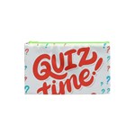 Question Mark Quiz Time Cosmetic Bag (XS) Front