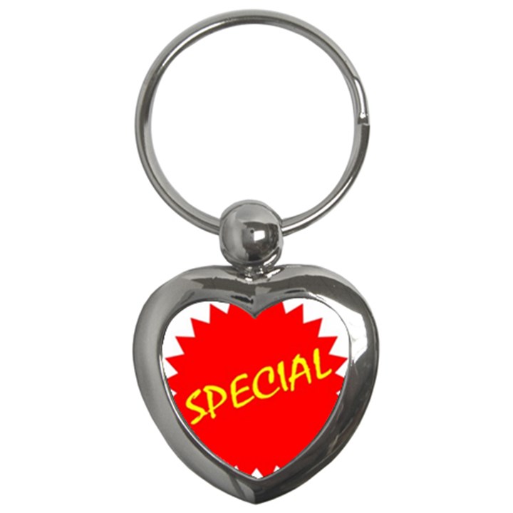 Special Sale Spot Red Yellow Polka Key Chains (Heart) 