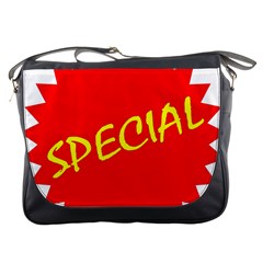 Special Sale Spot Red Yellow Polka Messenger Bags