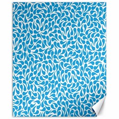 Pattern Blue Canvas 16  X 20  