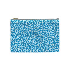 Pattern Blue Cosmetic Bag (medium) 