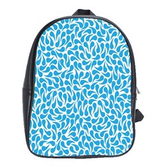 Pattern Blue School Bags (xl)  by Mariart