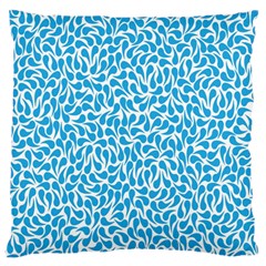 Pattern Blue Standard Flano Cushion Case (two Sides)