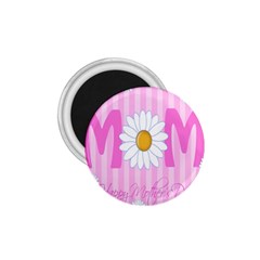 Valentine Happy Mothers Day Pink Heart Love Sunflower Flower 1 75  Magnets