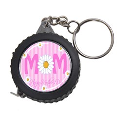 Valentine Happy Mothers Day Pink Heart Love Sunflower Flower Measuring Tapes