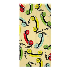 Telephone Cable Green Nyellow Red Blue Shower Curtain 36  X 72  (stall) 