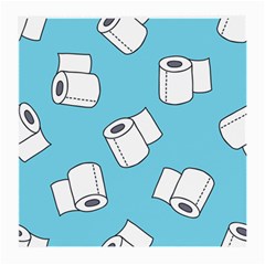 Roller Tissue White Blue Restroom Medium Glasses Cloth (2-side)