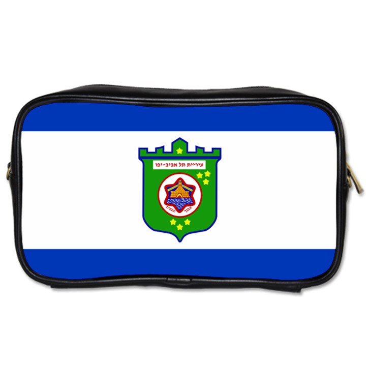 Flag of Tel Aviv  Toiletries Bags 2-Side