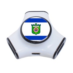 Flag Of Tel Aviv  3-port Usb Hub by abbeyz71