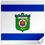 Flag of Tel Aviv  Canvas 12  x 12   11.4 x11.56  Canvas - 1