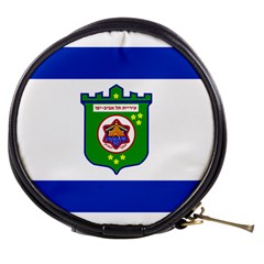 Flag Of Tel Aviv  Mini Makeup Bags by abbeyz71