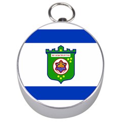 Flag Of Tel Aviv  Silver Compasses by abbeyz71
