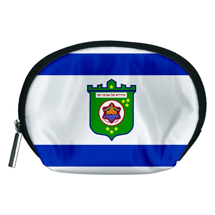 Flag of Tel Aviv  Accessory Pouches (Medium) 