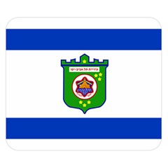 Flag Of Tel Aviv  Double Sided Flano Blanket (small)  by abbeyz71